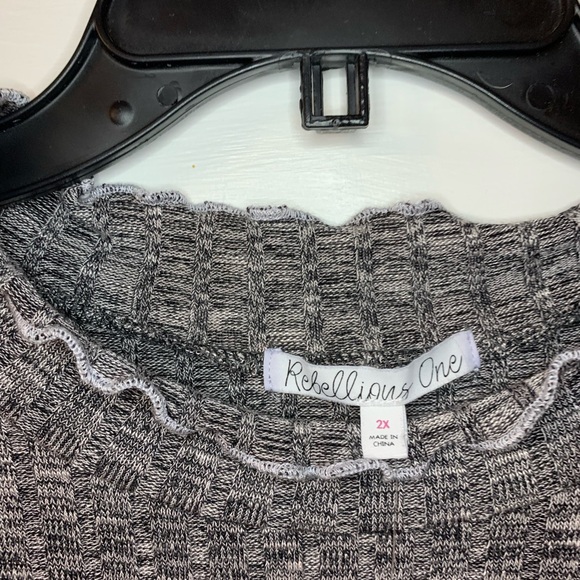 NWT Rebellious One size 2X Sweater - Picture 2 of 5